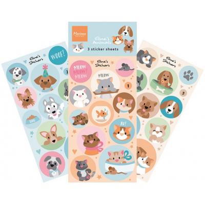 Marianne Design Decorations Stickers - Eline's Cats & Dogs