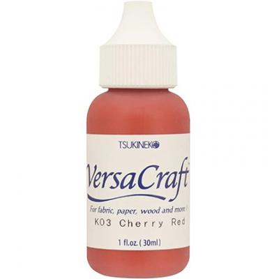 Tsukineko VersaCraft Inker - Cherry Red