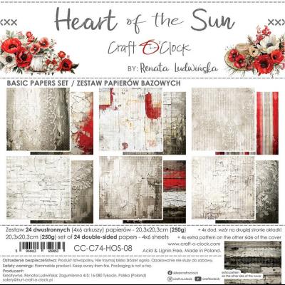 Craft O'Clock Heart of the Sun - Basic Papers Set