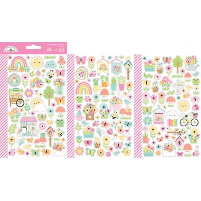 Doodlebug Design Butterfly Kisses - Mini Icons Sticker