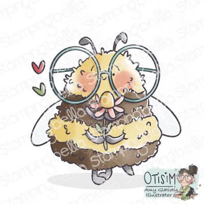 Stamping Bella Stempel - Buzzy Bee Holding a Flower