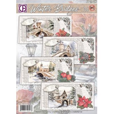 Creatief Art  Winter Bridges 01 Card Kit