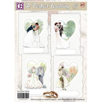 Creatief Art  A Perfect Wedding 01 Card Kit