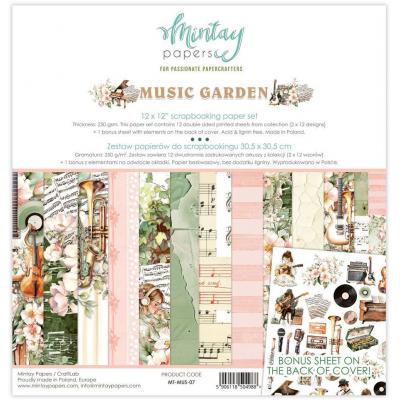 Mintay Papers Music Garden - Scrapbooking Paper Setv