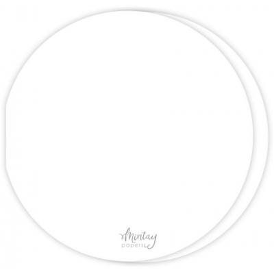 Mintay Papers - Cirlcle Card Base White