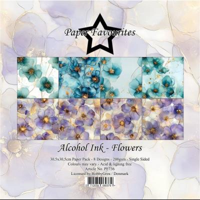 Paper Favourites Paper Pad - Alcohol Ink Flowers