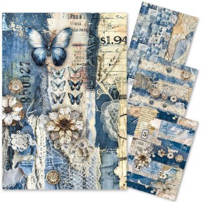 Ciao Bella Urban Blue Denim - Rice Paper Mixed