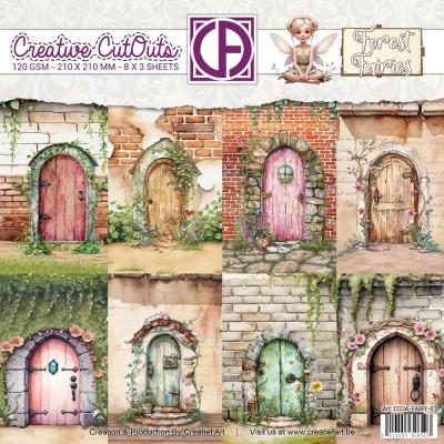 Creatief Art Forest Fairies - Paper Pack Doors
