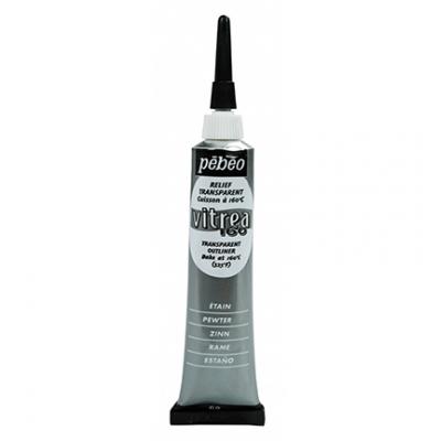 Pebeo Vitrea 160-Contour Pewter