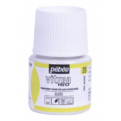 Pebeo Vitrea 160-Gloss Veil White