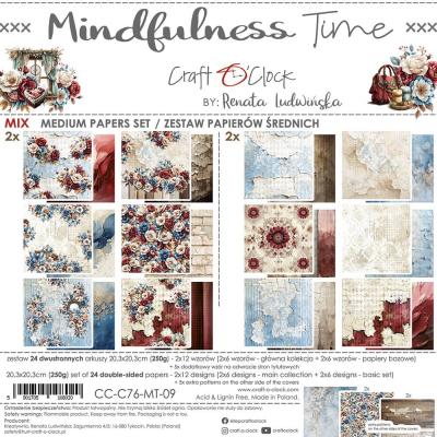 Craft O'Clock Mindfulness Time - Medium Papers Set
