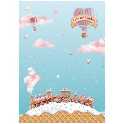 Stamperia Candy Christmas - Paper Train