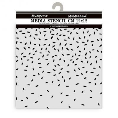 Stamperia Candy Christmas Thick Stencil - Drippling With Sugar Sparkling