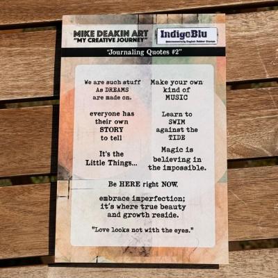 IndigoBlu Stempel - Journaling Quotes #2