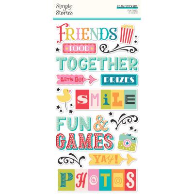 Simple Stories Fun Times - Foam Stickers