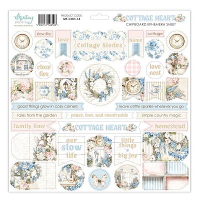 Mintay Papers Cottage Heart - Chipboard Ephemera Sheet
