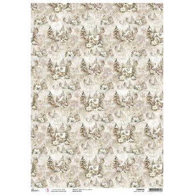 Ciao Bella Winter Season Rice Paper - Home Sweet Home