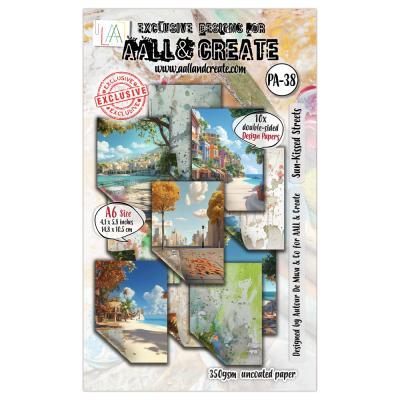 Aall and Create Weathered Wanderings Designpapier - Sun-Kissed Streets