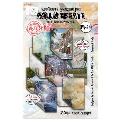 Aall and Create Weathered Wanderings Designpapier - Seasoned Trails