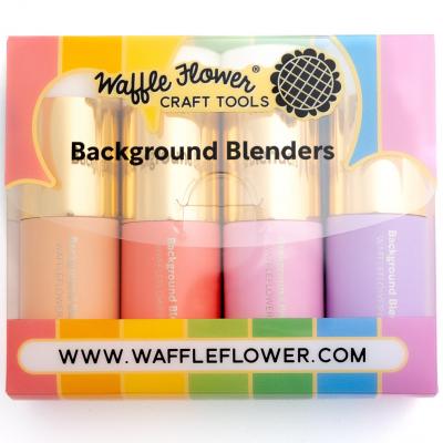 Waffle Flower Background Blender - Reds