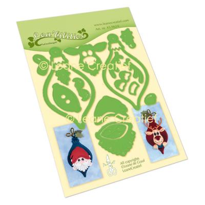 Leane Creatief Cutting Dies - Ornament Santa & Reindeer