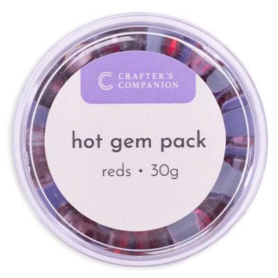Crafter's Companion Hot Fix Hot Gem Pack - Red