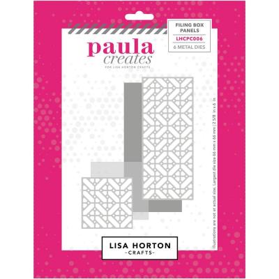 Lisa Horton Crafts Paula Creates Die Set - Filing Box Panels