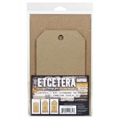 Stampers Anonymous Tim Holtz Etcetera Chipboard - Tombstone Mini