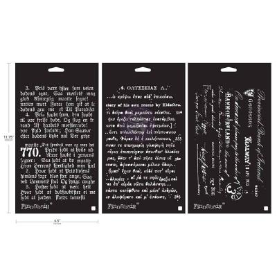 Prima Marketing Finnabair Limited Edition Stencil Set - Decadent Walls