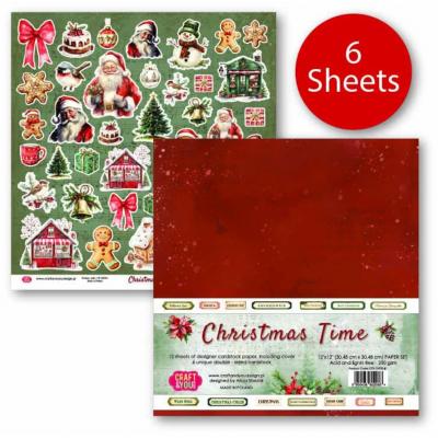 Craft & You Design Paper Set - Christmas Time