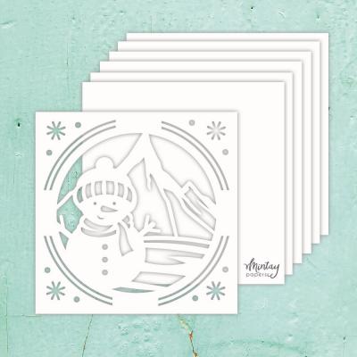 Mintay Chippies Album Base - Snowman