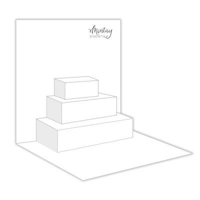 Mintay Papers - Pop-Up Card Insert White