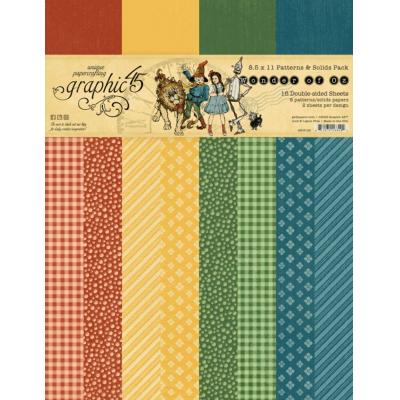 Graphic 45 Wonder of Oz - Patterns & Solids Pack