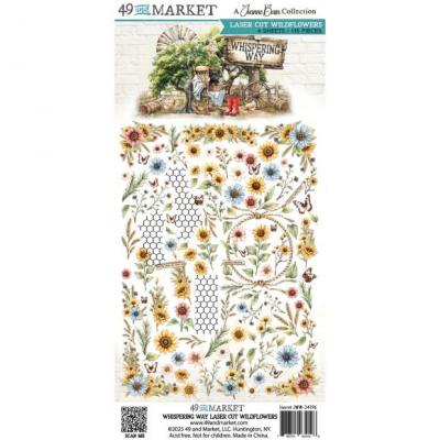 49 And Market Whispering Way - Laser Cut Wildflowers