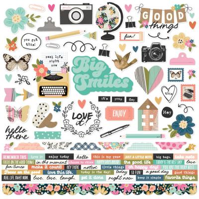Simple Stories Take Note - Cardstock Stickers
