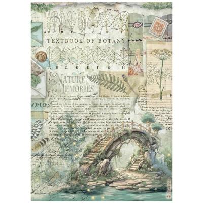 Stamperia Herbarium Silvae Rice Paper - Bridge