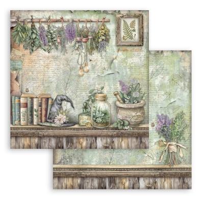 Stamperia Herbarium Silvae Designpapier - Lavender