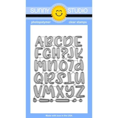 Sunny Studios Cutting Dies - Sydney Alphabet