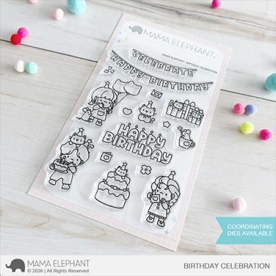 Mama Elephant Stempel - Birthday Celebration