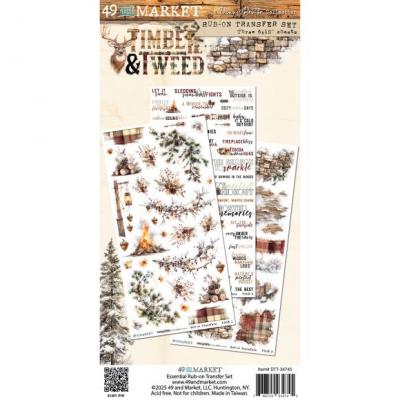 49 And Market Timber And Tweed - Rub-On Transfer