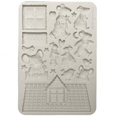 Stamperia Family Silicon Mould - Mice