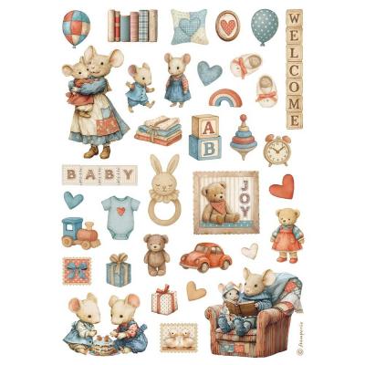 Stamperia Baby Rice Paper - Accessories