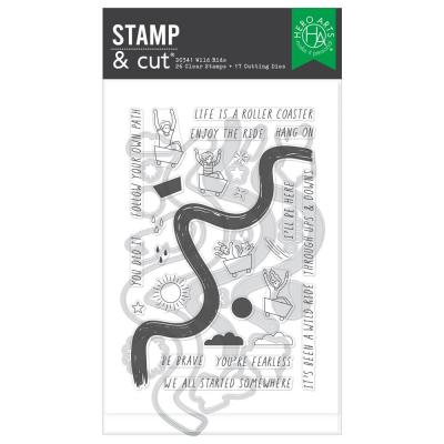 Hero Arts What A Ride Stamp & Cut - Wild Ride
