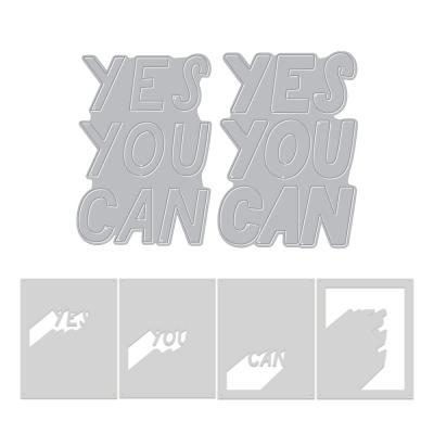 Hero Arts What A Ride Die & Stencil - Yes You Can