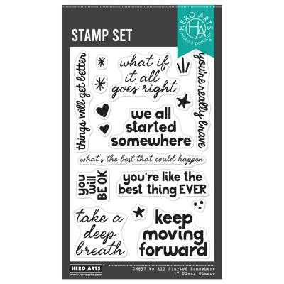 Hero Arts What A Ride Stempel - We All Started Somewhere