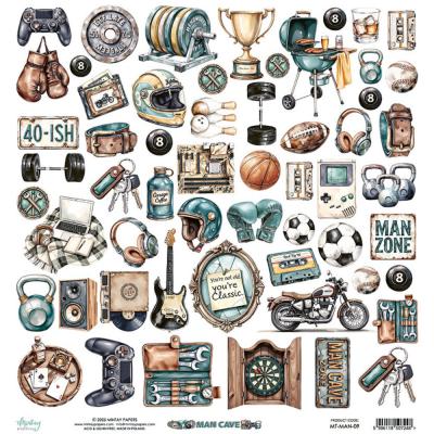 Mintay Papers Man Cave - Paper Elements