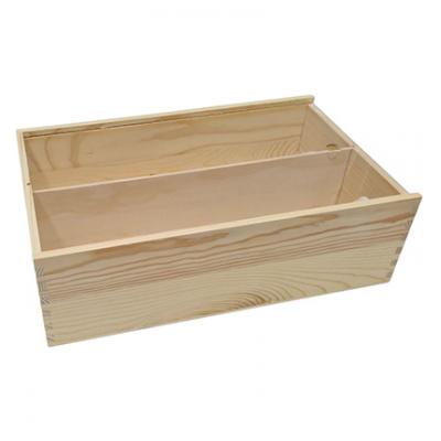 Kippershobby Weinkiste mit Plexiglas-Schiebedeckel