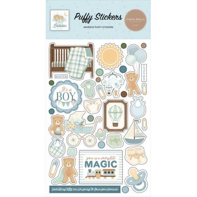 Carta Bella Little Lullabies Baby Boy - Puffy Stickers
