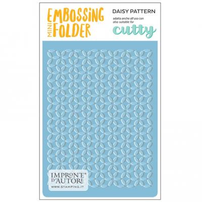 Impronte d’Autore Mini Embossing Folder - Daisy Pattern
