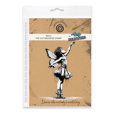 Katy Sue Designs Andy Skinner Pre Cut Rubber Stamp - Dance